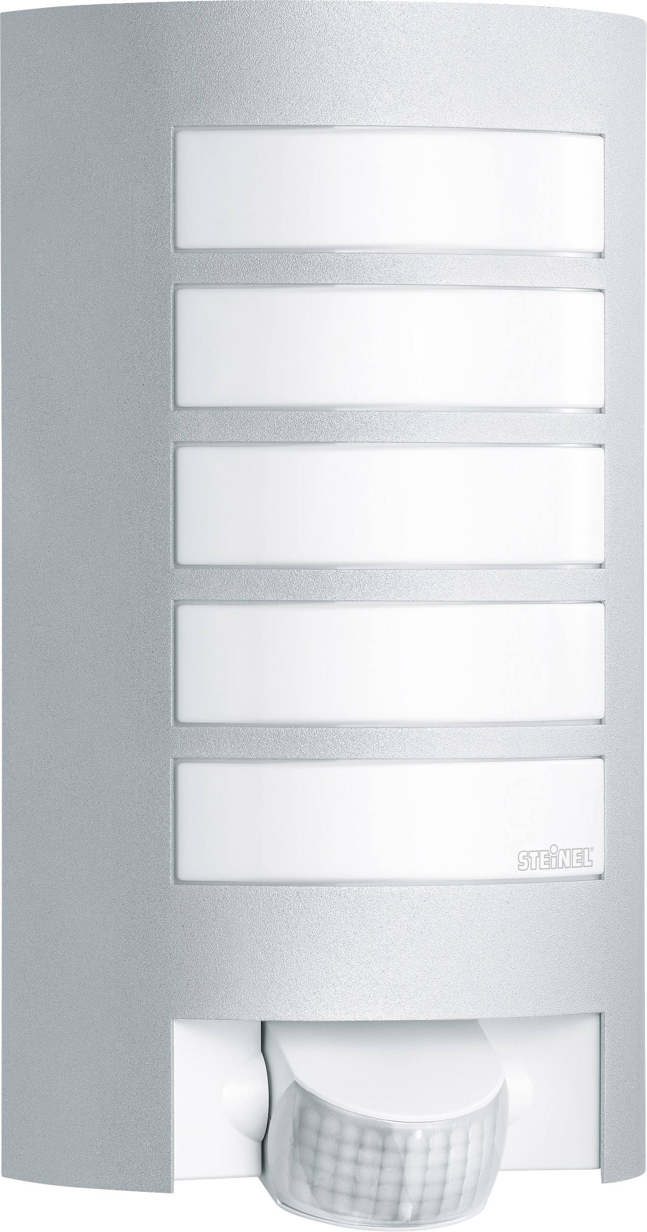 Steinel AUSSENLEUCHTE L 12 S SI 657918 Outdoor wall light (+ motion detector) LED (monochrome) E-27 60 W Silver