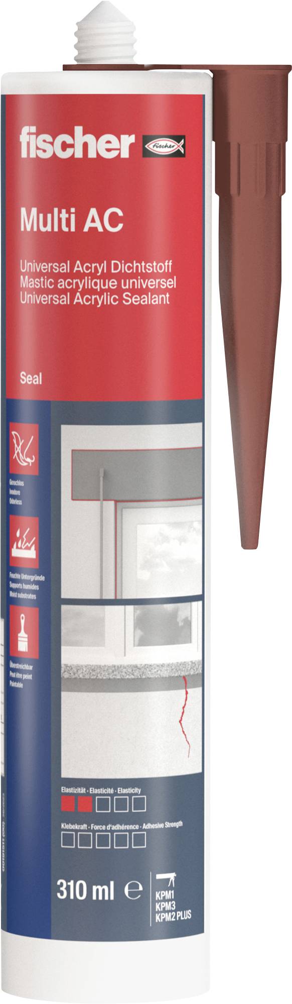 Fischer DA Acrylic Factory colour Brown 053112 310 ml