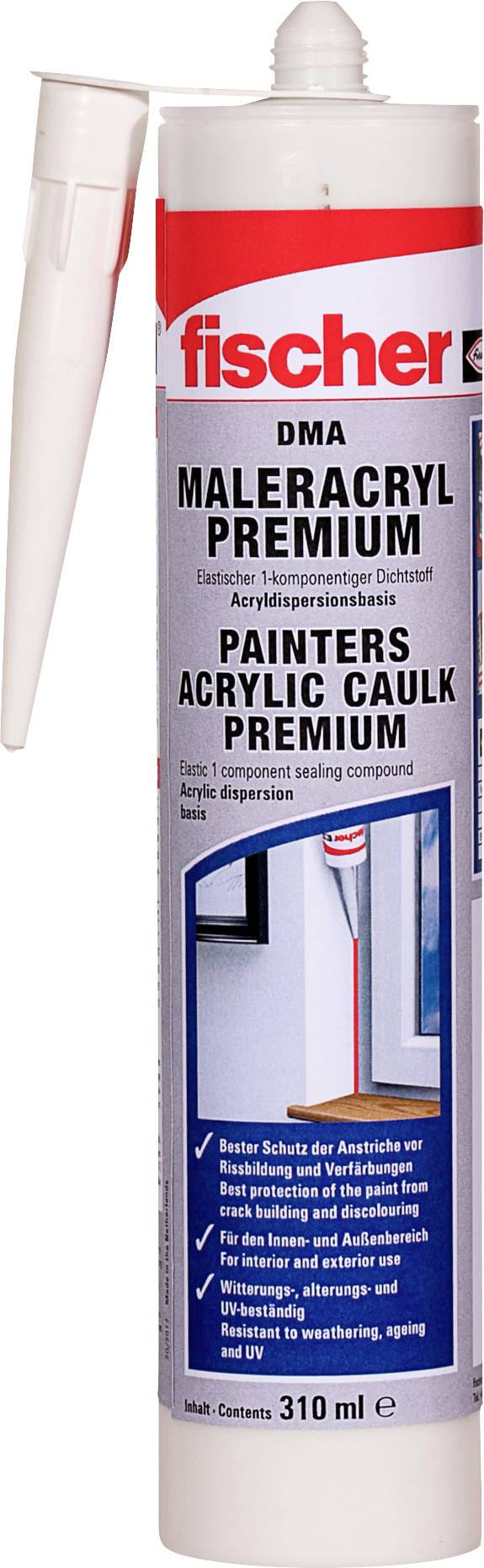 Fischer Acrylic Factory colour White 512186 310 ml