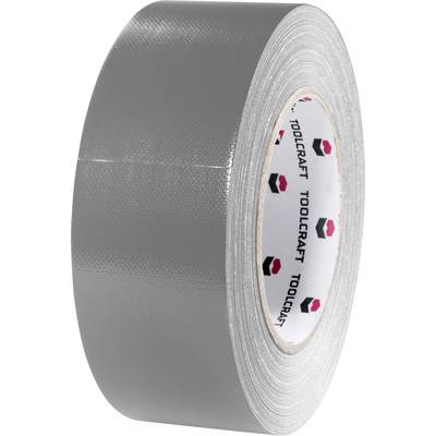 TOOLCRAFT 54B48L40AC 54B48L40AC Cloth tape Gaffer Grey (L x W) 40 m x 48 mm 1 pc(s)