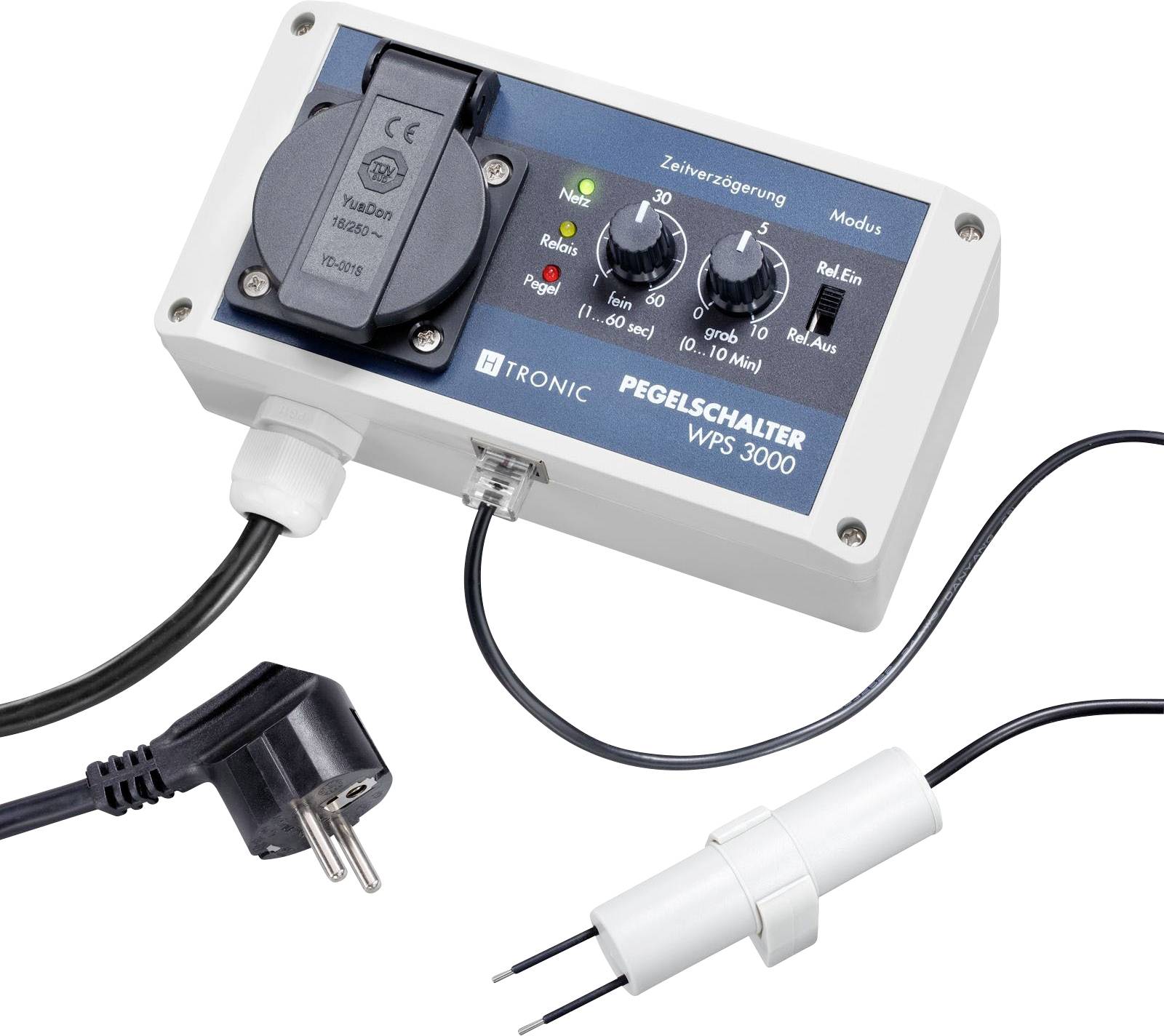 H-Tronic 1114455 WPS 3000 Liquid level gauge Filling, Draining 10.00 m