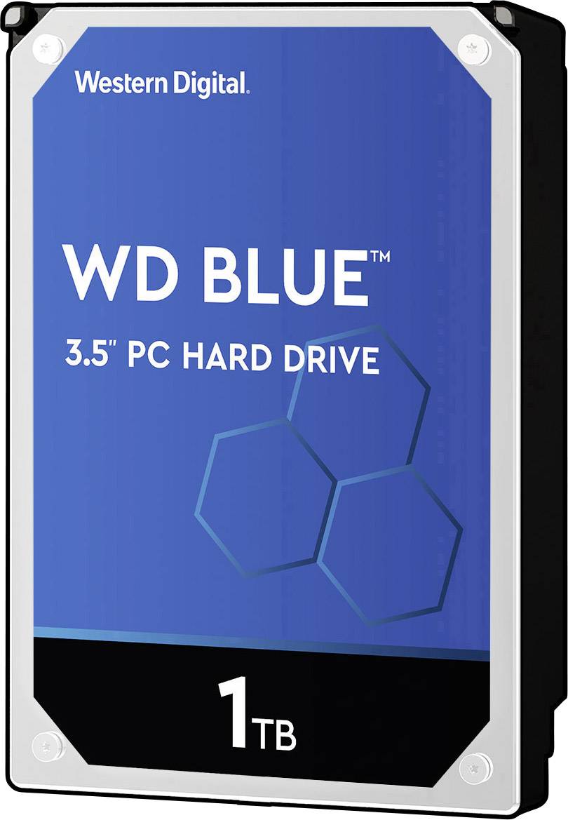 Western Digital Blue™ 1 TB 3.5 (8.9 cm) internal HDD SATA III WD10EZEX Bulk
