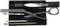 A black 'Victorinox SwissCard Classic' contains a small pair of scissors, a knife, nail file, tweezers, toothpick and pen.
