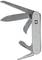 A multi-tool pocket knife with several features, including a blade, saw, bottle opener, and screwdriver.