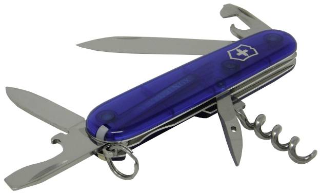 Victorinox Spartan 1.3603.T2 Swiss army knife No. of functions 12 Blue (transparent)