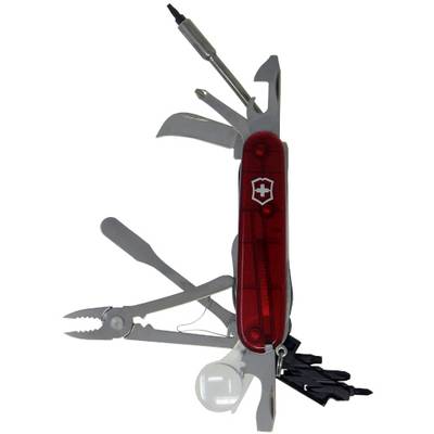 Victorinox Swiss Champ XLT 1.6795.XLT Swiss army knife  No. of functions 50 Red (transparent)