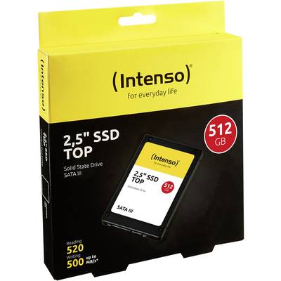 Intenso top iii | 512gb | 2,5" sata iii | 7mm | do 520/320 mb/s | ssd disk 2 Intenso top iii 512gb ssd disk originalna maloprodajna embalaža