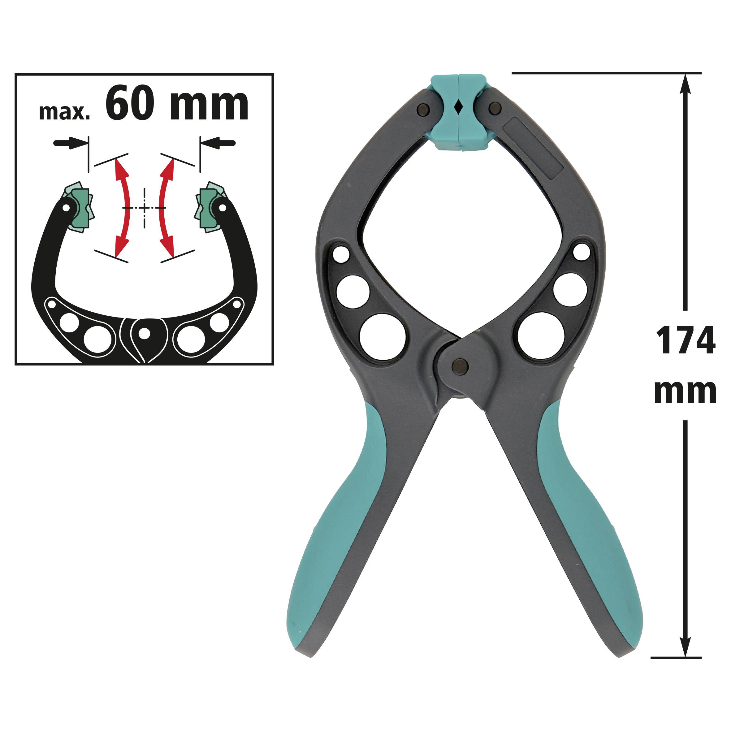 FZ60 - spring clamp Wolfcraft 3631000 Span width (max.):60 mm-2