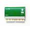 Plum QuickFix Plaster Dispenser in Green, with Cross Symbol. Includes Plasters for Rapid Wound Treatment.
