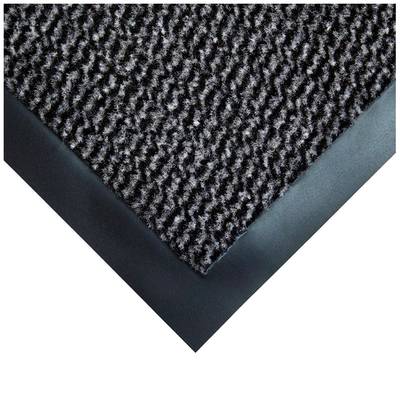 COBA Europe VP010607C Vyna-Plush Dirt trap mat  (Material sold by the metre)  Black, Grey