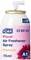 'Air freshener spray by TORK, Floral fragrance, Premium, 75 ml. White container with pink label and flower.'
