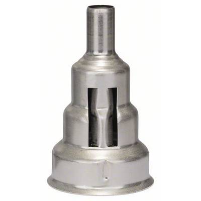 Silver metal attachment with stepped design. Possibly an accessory part or tool replacement part.