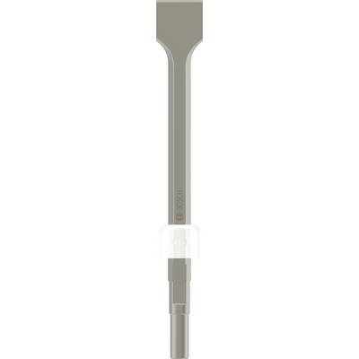 A grey metal masonry drill with a wide flat head, suitable for chiselling work on concrete or brickwork.