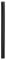 A long, black, cylindrical rod, vertically positioned, against a white background.