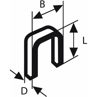 Diagram of a curved wire with marked dimensions: L (Length), W (Width), D (Depth). Directions and measurements indicated.
