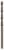 A metal drill bit with spiral-shaped cutting edges, used for drilling into hard materials.