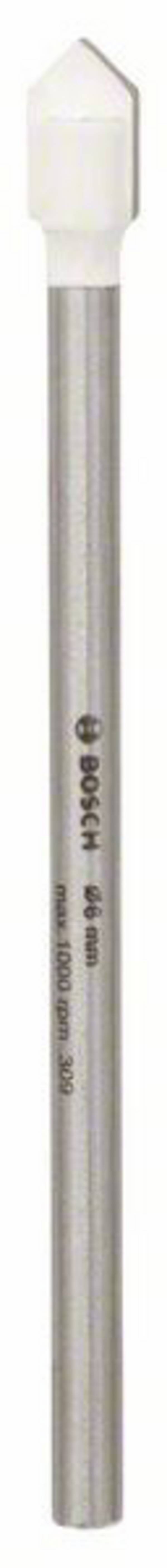 Bosch Accessories 2608587161 Tile and glass drill bit  6 mm Total length 80 mm Cylinder shank 1 pc(s)