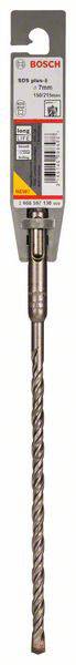 'Bosch SDS plus-7 drill bit, 6 x 100 mm, with label. Suitable for concrete and reinforced concrete. Includes wear indicator and product information.'