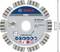 Blue cutting disc with the inscription 'BOSCH PRO', diameter 125 mm, max. 12,250 rpm, graphics for safety instructions.
