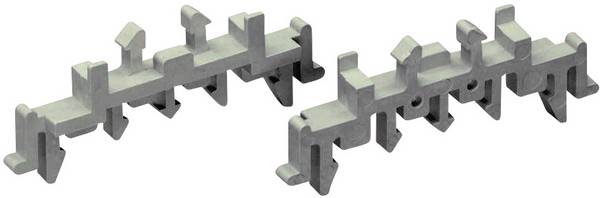 Combo mount 288-002    Grey 10 pc(s) WAGO 288-002