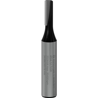 Cylindrical metal milling cutter with a smooth surface. A series of numbers is engraved on the side, likely technical specifications.