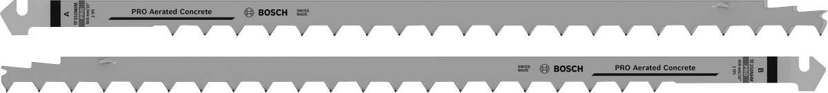 Hard-metal saw blade set TF350 NHM, 2 parts, for various materials Bosch Accessories 2608632123