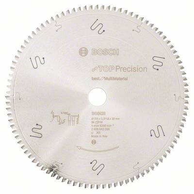 Bosch Accessories Top Precision 2608642099 Carbide metal circular saw blade 305 x 30 x 2.3 mm Number of cogs: 96 1 pc(s)