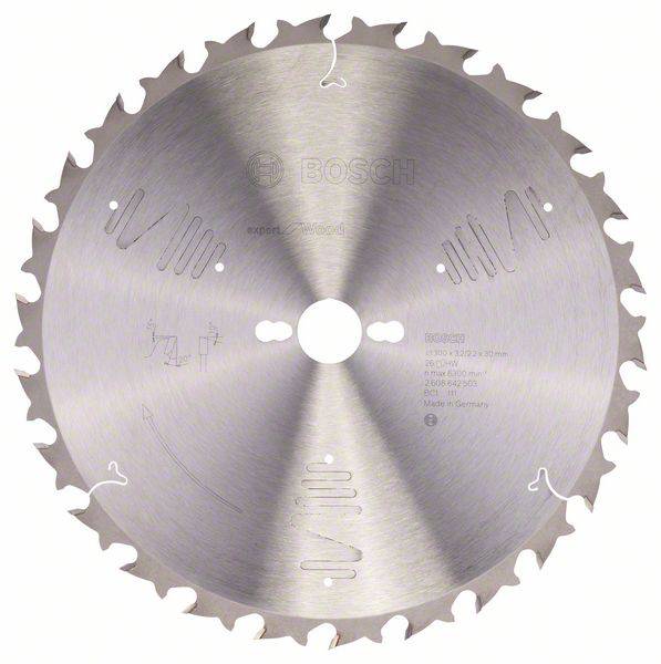 Bosch Accessories Expert for Wood 2608642503 Circular saw blade 300 x 30 x 3.2 mm Number of cogs: 26 1 pc(s)