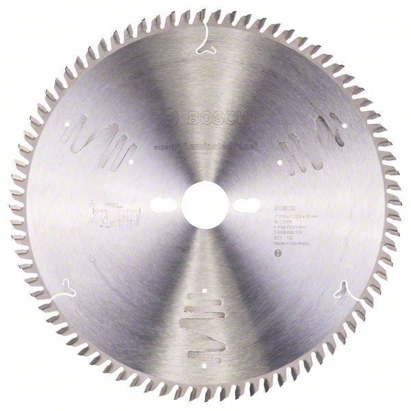 Bosch Accessories Expert for Laminated Panel 2608642516 Circular saw blade 250 x 30 x 3.2 mm Number of cogs: 80 1 pc(s)
