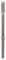 Product image of an SDS chisel for drilling or chiselling, silver colour, elongated shape.
