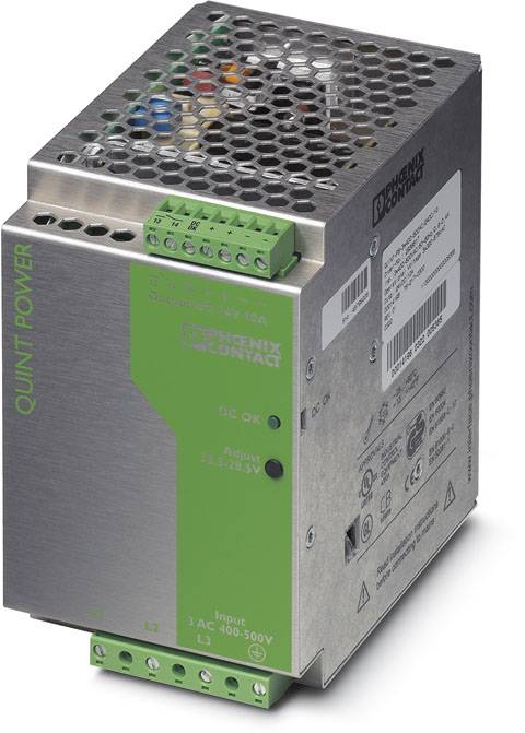 Phoenix Contact QUINT-PS-3X400-500AC/24DC/10 Rail mounted PSU (DIN) 24 V DC 10 A 240 W 1 x