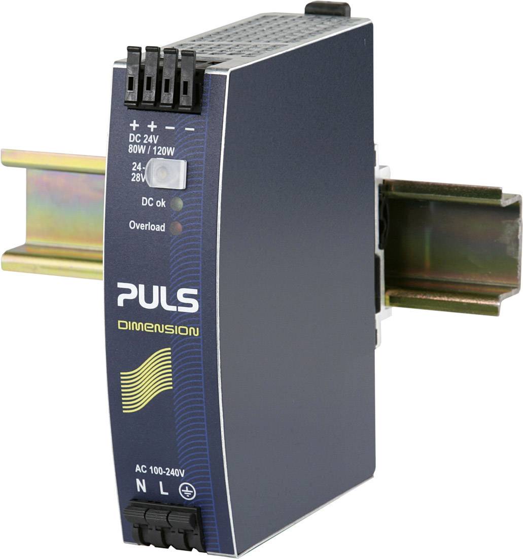 PULS DIMENSION QS3.241 Rail mounted PSU (DIN) 24 V DC 3.4 A 80 W 1 x