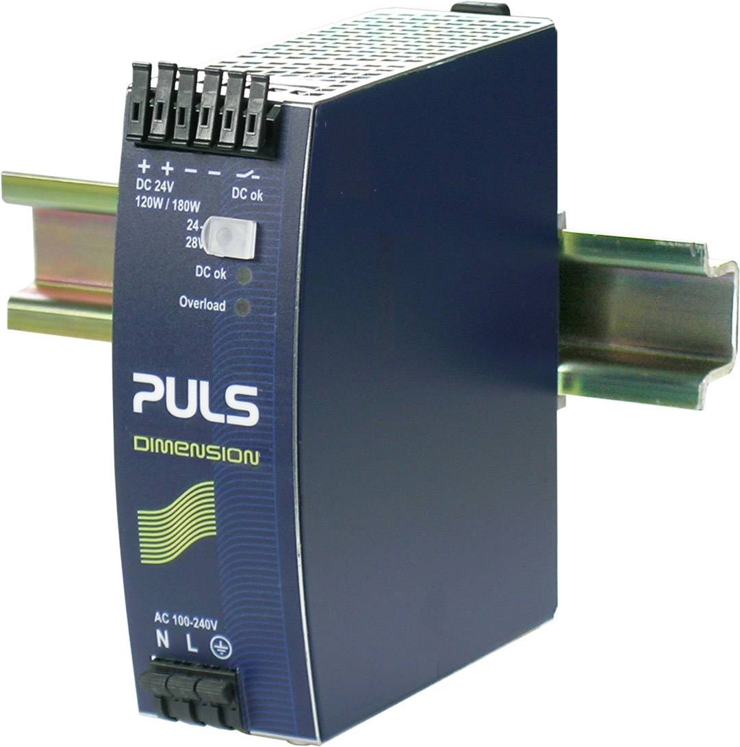 PULS DIMENSION QS5.241 Rail mounted PSU (DIN) 24 V DC 5 A 120 W 1 x
