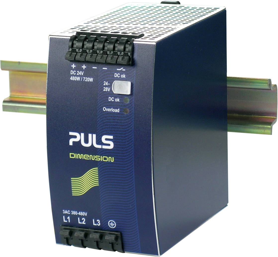 PULS DIMENSION QT20.241 Rail mounted PSU (DIN) 24 V DC 20 A 480 W 1 x