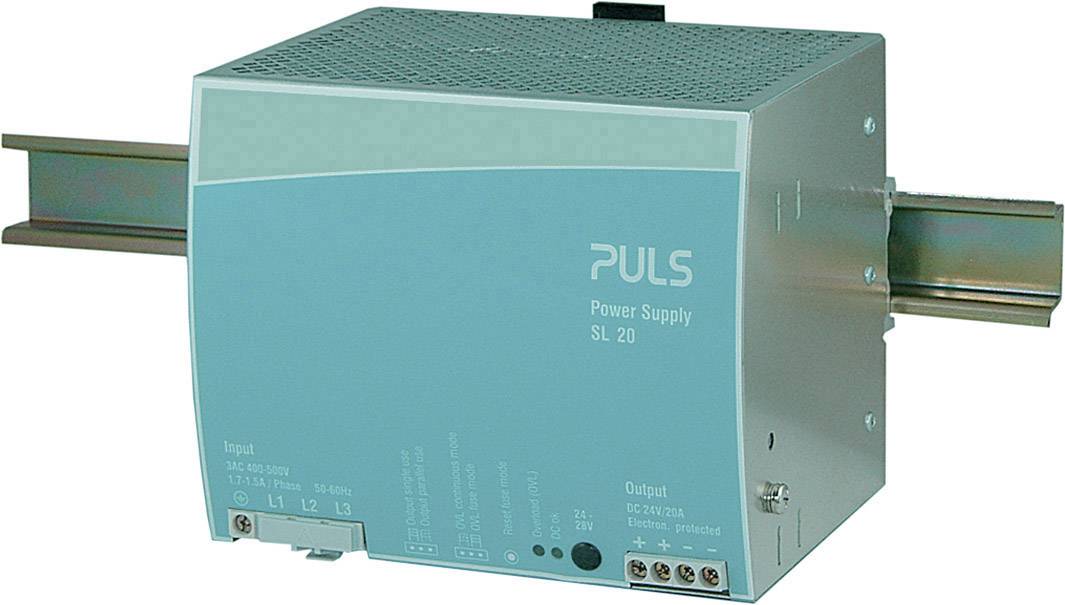 PULS SilverLine SL20.310 Rail mounted PSU (DIN) 24 V DC 20 A 504 W 1 x