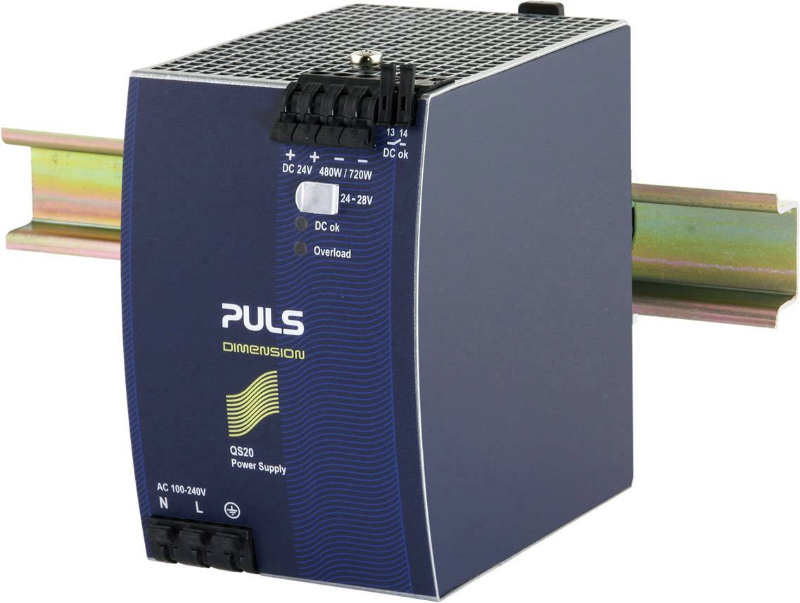 PULS DIMENSION QS20.241 Rail mounted PSU (DIN) 24 V DC 20 A 480 W 1 x