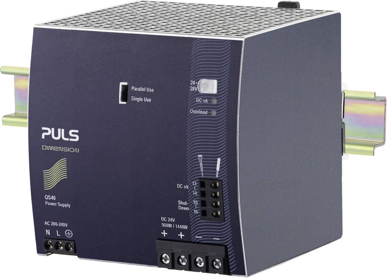 PULS DIMENSION QS40.244 Rail mounted PSU (DIN) 24 V DC 40 A 960 W 1 x