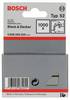 Bosch Accessories 2609200205 Flat crown Type 52 1000 pc(s) Dimensions (L x W) 8 mm x 12.3 mm