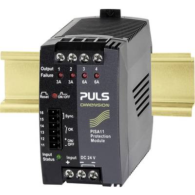   PULS  DIMENSION PISA11.203206  Overvoltage/overcurrent protector    24 V DC  6 A    No. of outputs:4 x    Content 1 pc
