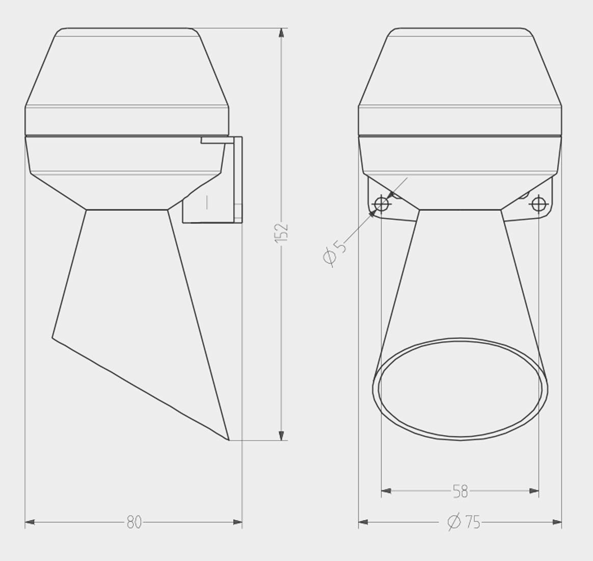 Auer Signalgeräte Hooter 710100113 KLH 230 V AC 92 dB-1