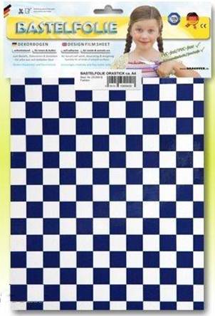 Oracover 48-010-052-B Self-adhesive film Orastick Fun 4 (L x W) 300 mm x 208 mm White, Dark blue