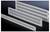 Three metal ventilation grilles with rectangular slits in varying sizes on a dark background.