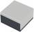 A grey, square plastic enclosure with rounded corners, suitable for protecting electronic components.