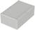 Grey, rectangular enclosure with rounded corners and screws along the edges. Suitable for protecting electronic components.