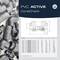 'PVC ACTIVE ConeCheck' brochure showcases plastic fittings, technical drawing and size chart. Key information: durable PVC connections.