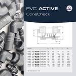FIAP PVC ACTIVE coneCheck 90 - PVC cone check valve
