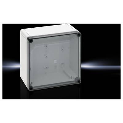 A rectangular, transparent enclosure with screw terminals against a black background, potentially for electronics or technical applications.