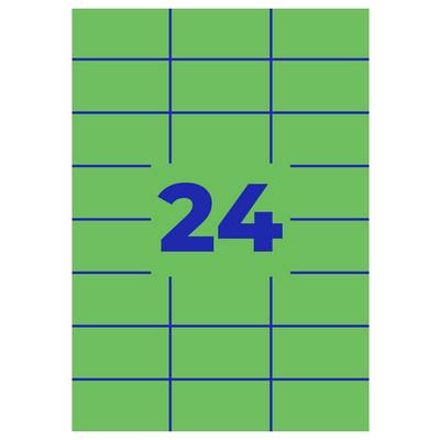 Green calculation surface with blue grid and the number '24' in the middle.