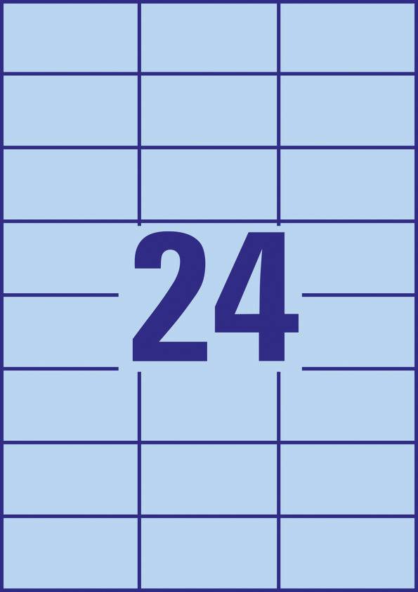 The number '24' is placed large in the middle of a blue grid.