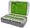 Open box with several ESKA fuses, green and white packaging visible, showing various amperage ratings.